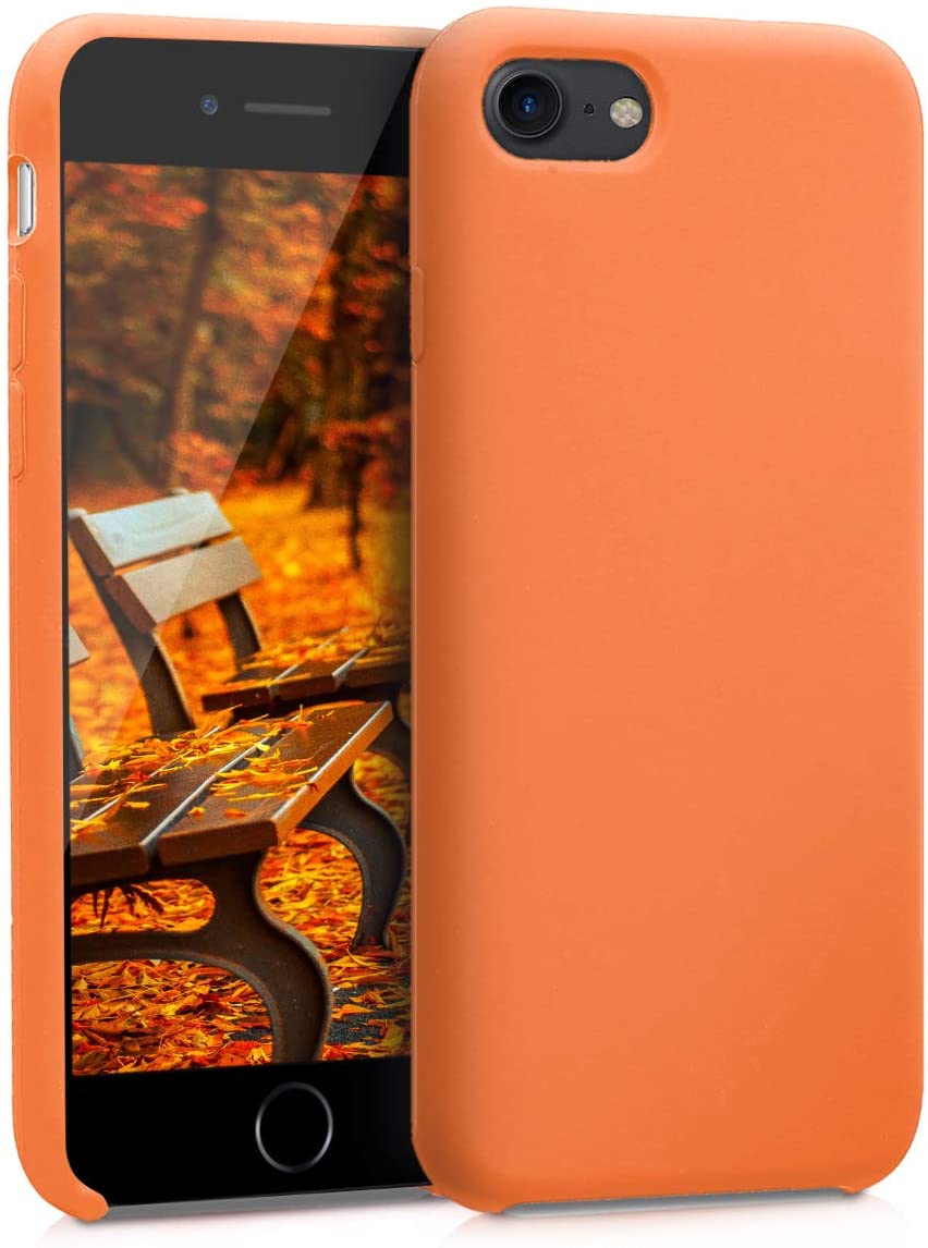 KW iPhone SE 2022 / SE 2020 / 7 / 8 Θήκη Σιλικόνης Rubber TPU - Cosmic Orange - 40225.150