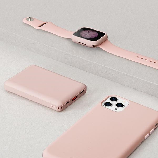 Uniq Fuele Mini PowerBank 8000mAh 18W με Καλώδιο UBS to Type-C - Pink