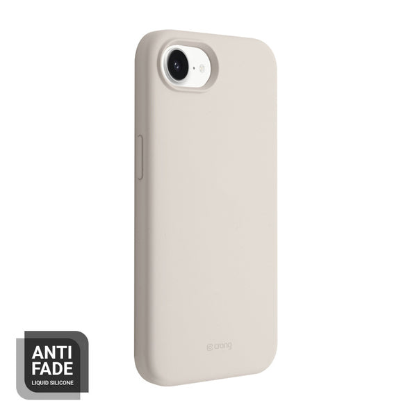 Crong iPhone 16e Color Cover Magnetic - Θήκη Σιλικόνης με MagSafe - Stone Beige