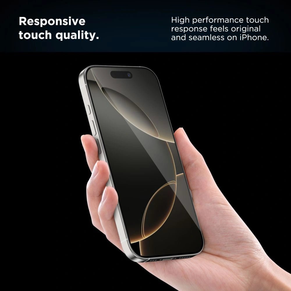 Tech - Protect iPhone 17 - Quick Set+ - Σετ με 2 Full Screen Αντιχαρακτικά Γυαλιά Οθόνης με Οδηγό Τοποθέτησης - Black