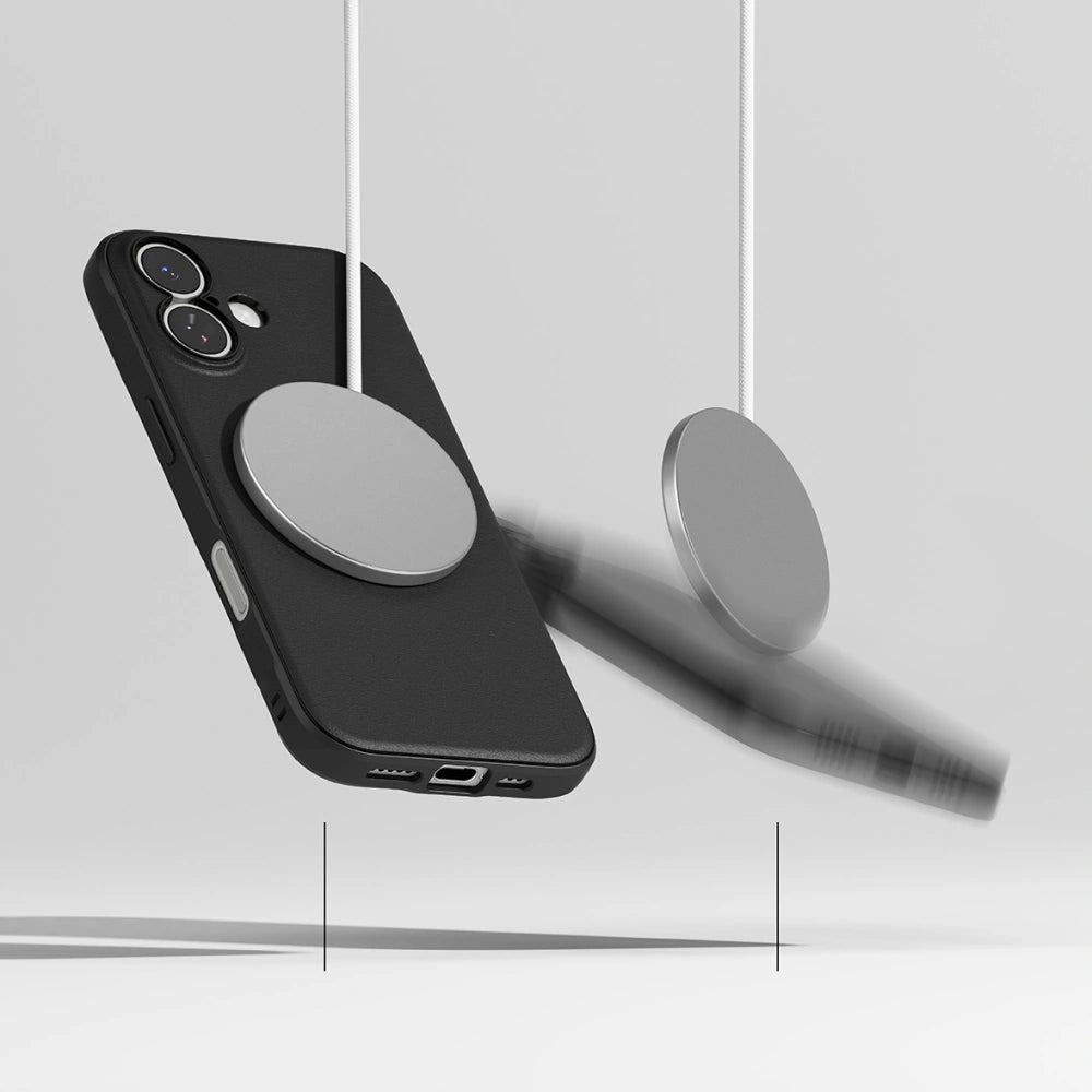 Ringke iPhone 17 - Onyx Magnetic MagSafe Θήκη Σιλικόνης - Black
