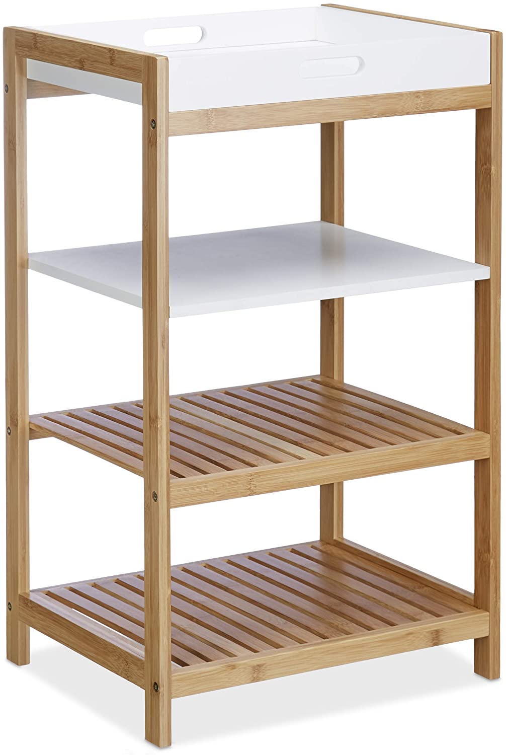 Relaxdays Ράφι Κουζίνας / Μπάνιου - Natural - 4052025202750