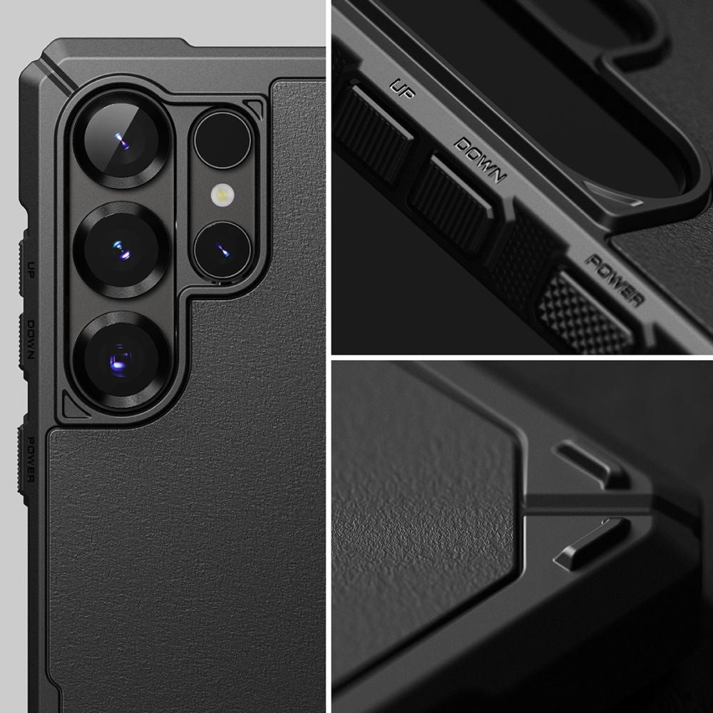 Ringke Samsung Galaxy S25 Ultra Rugged Gear Magnetic Σκληρή Θήκη TPU με MagSafe - Black