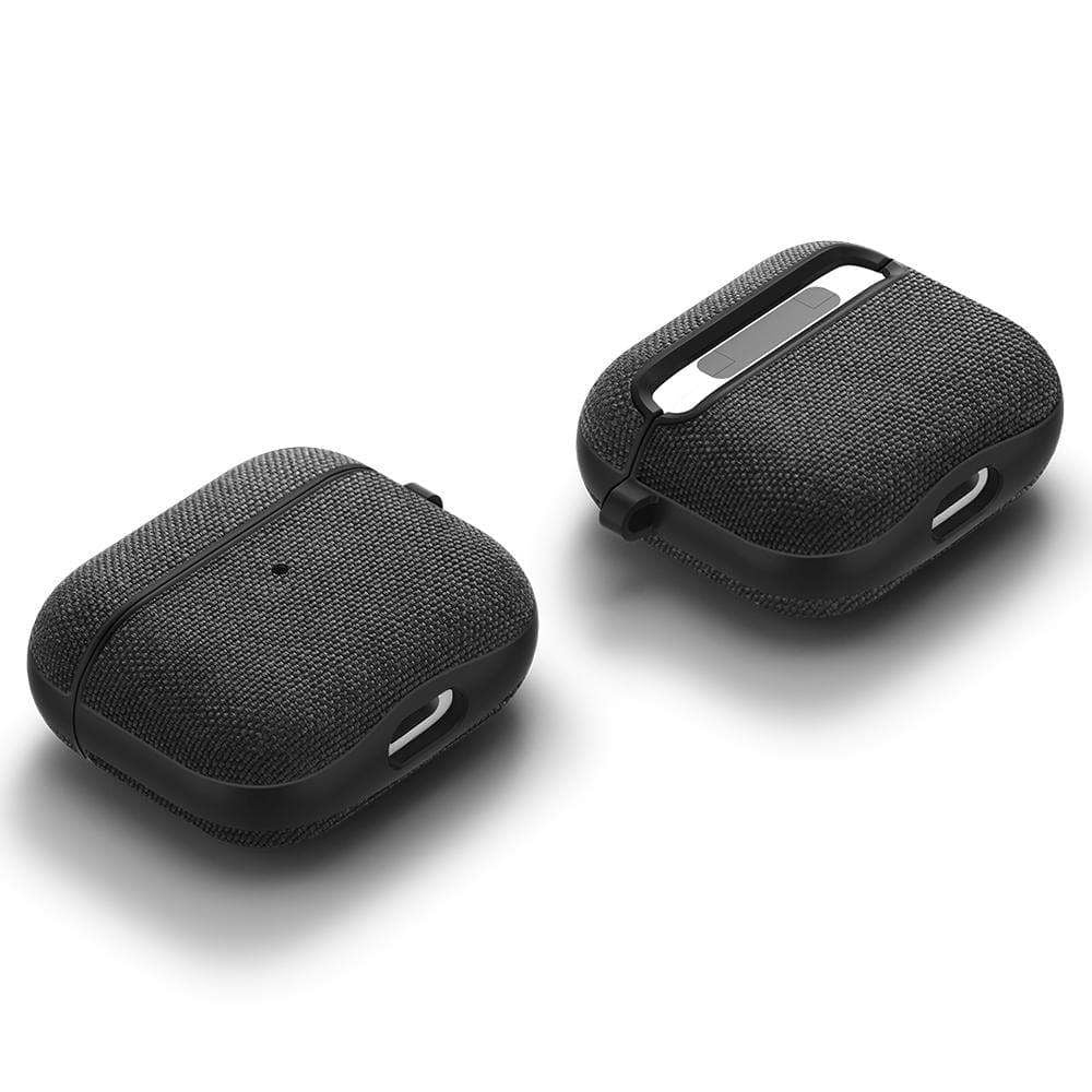 Spigen AirPods 3 Θήκη Urban Fit από Σιλικόνη και Ύφασμα - Black