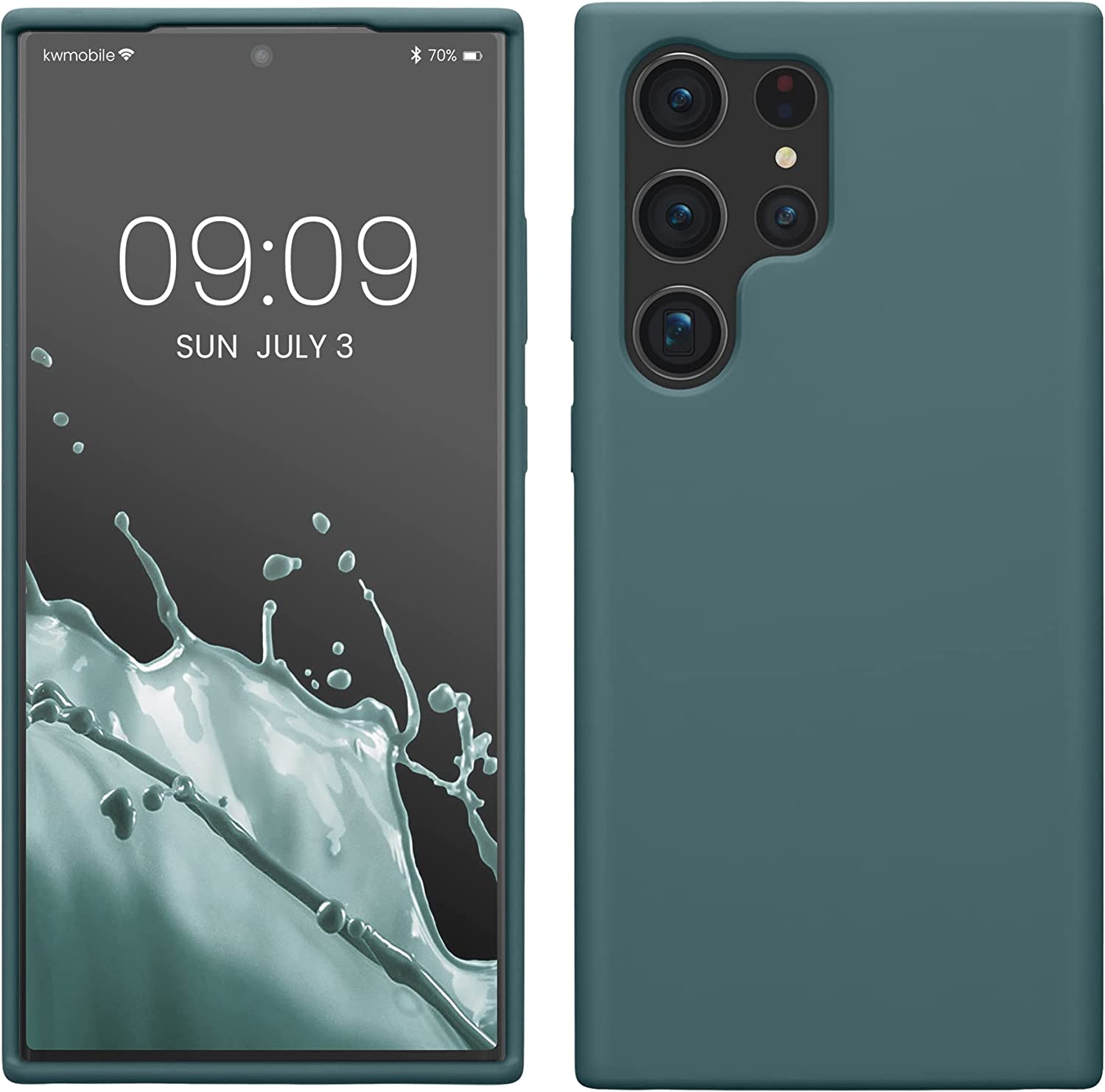 KW Samsung Galaxy S23 Ultra Θήκη Σιλικόνης Rubberized TPU - Arctic Night - 60275.207