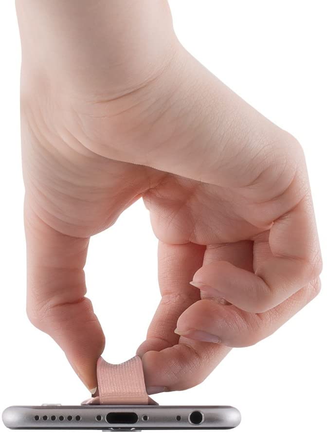 KW Σετ με 3 Finger Holders for Smartphones / iPhones - Αξεσουάρ για Εύκολο Κράτημα με Ένα Χέρι - Pink - 43997.04