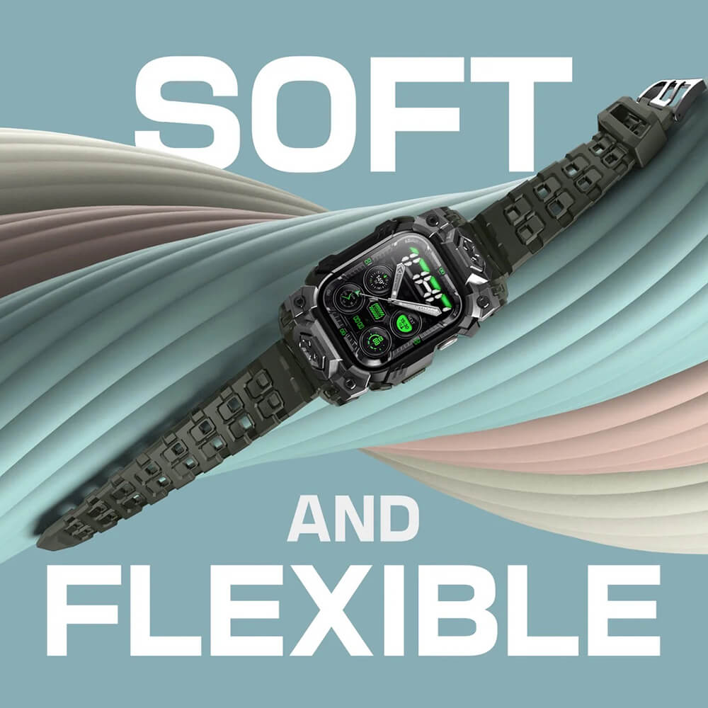 Supcase Λουράκι Apple Watch 10/11 - 46mm Unicorn Beetle Ore Pro Version Λουράκι με Θήκη Προστασίας - Dark Green