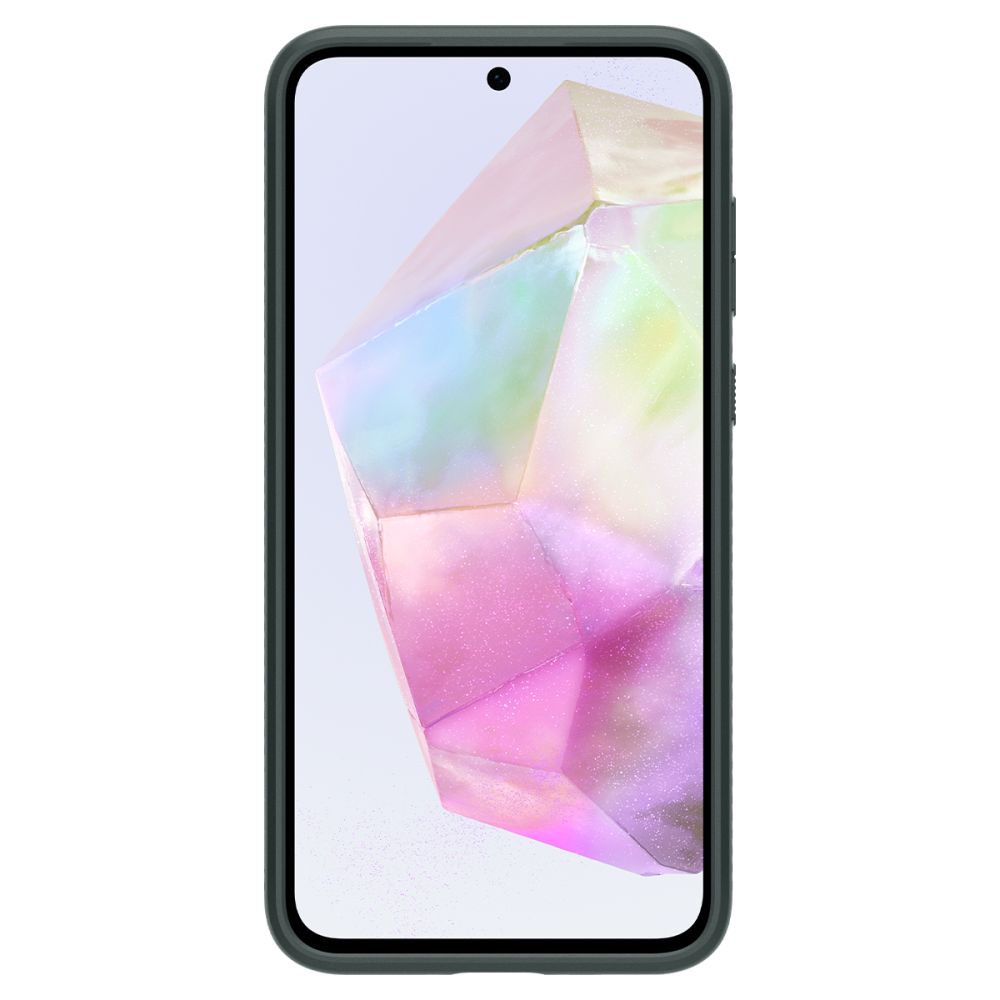 Spigen Samsung Galaxy A35 5G Liquid Air Θήκη Σιλικόνης - Abyss Green