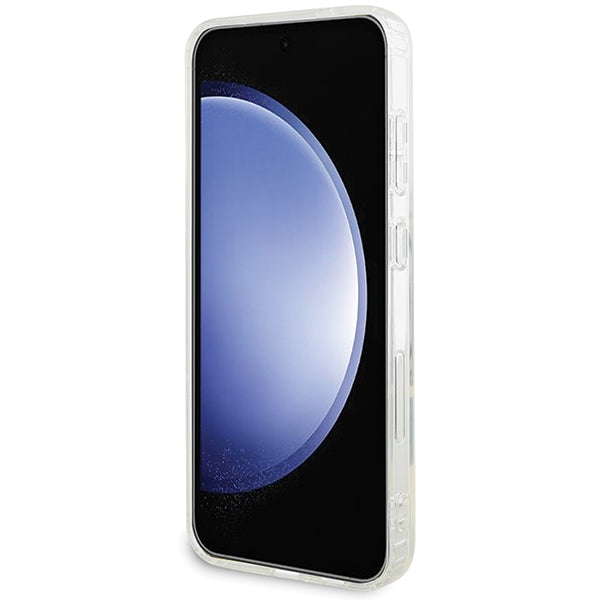Karl Lagerfeld Samsung Galaxy S24 - IML Karl and Choupette MagSafe Σκληρή Θήκη με Πλαίσιο Σιλικόνης και MagSafe - Διάφανη - KLHMS24SHGKCNOT