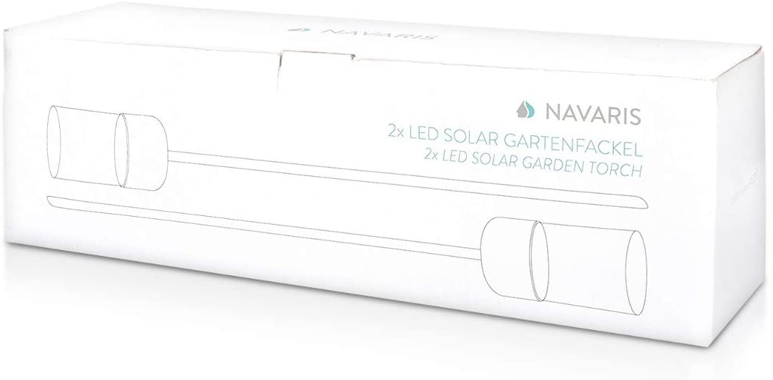 Navaris Outdoor Solar Torch Lights Διακοσμητικά Φώτα Κήπου - 47539.02