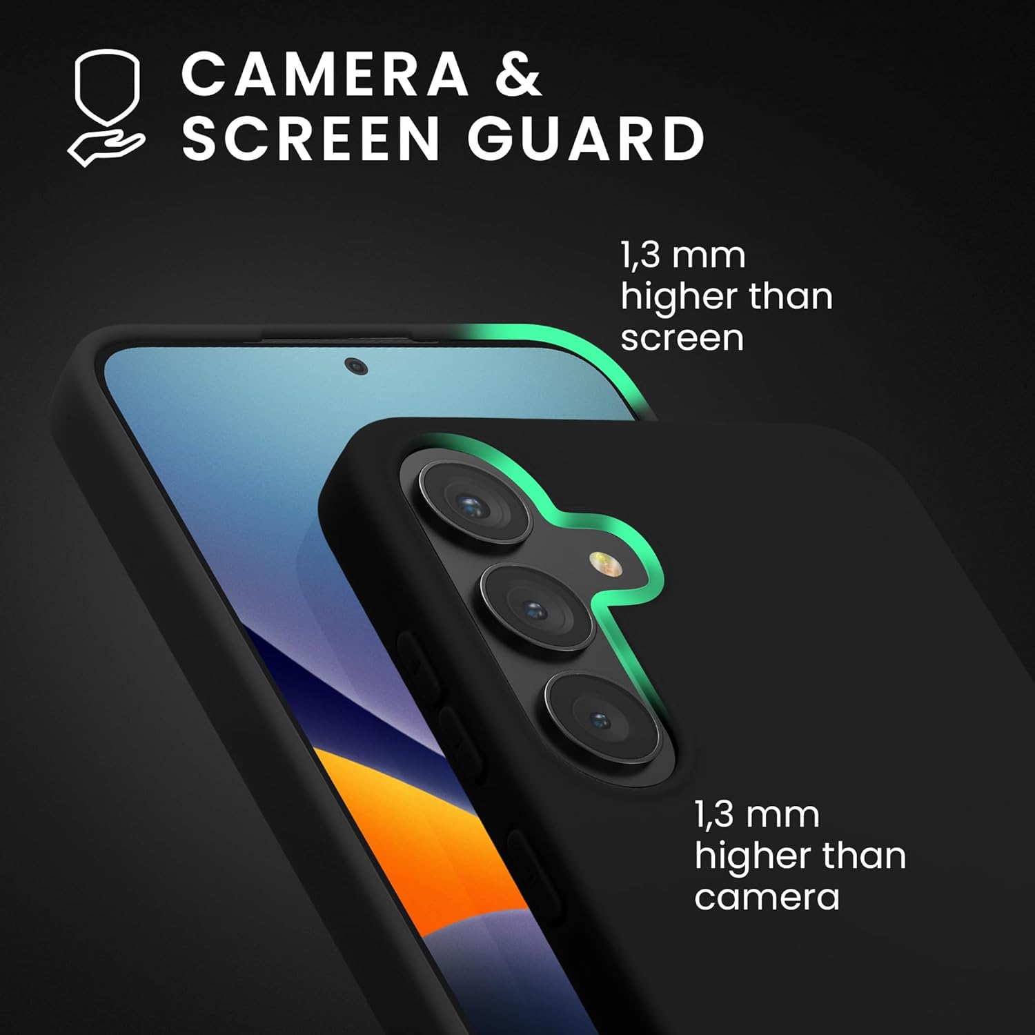 KW Samsung Galaxy S24 Θήκη Σιλικόνης TPU - Black