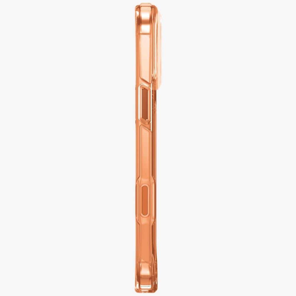 Uniq iPhone 17 Pro Max - LifePro Xtreme Magclick - Σκληρή Θήκη με Πλαίσιο Σιλικόνης και MagSafe - Clear / Orange