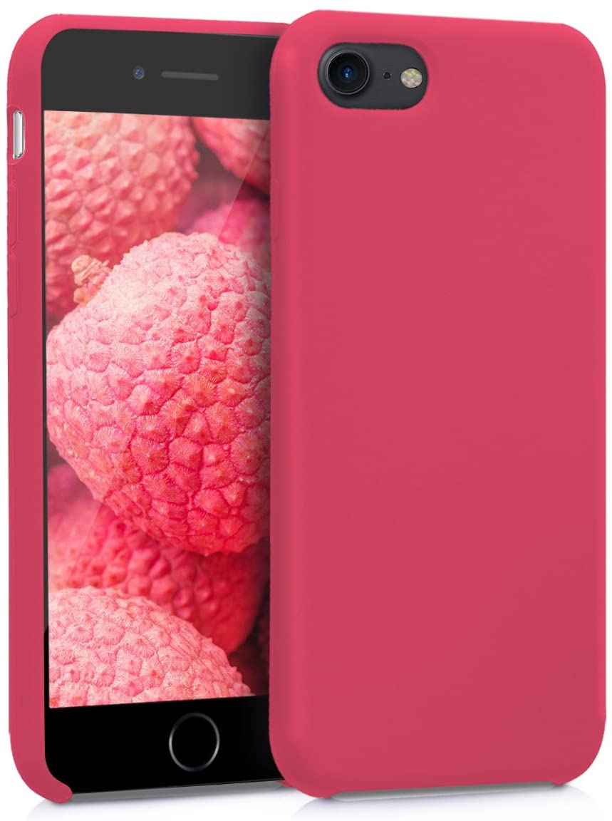 KW iPhone SE 2022 / SE 2020 / 7 / 8 Θήκη Σιλικόνης Rubber TPU - Fuchsia Red - 40225.100