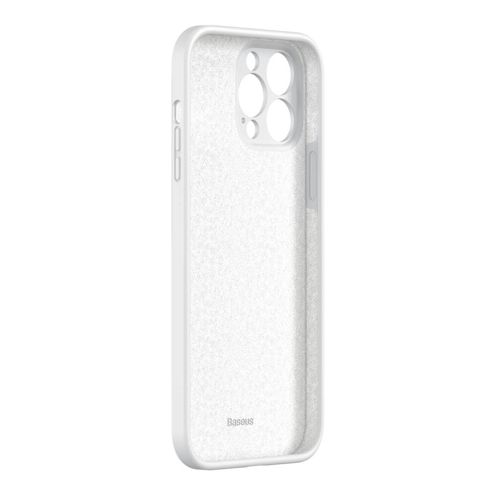 Baseus iPhone 13 Pro Liquid Gel Θήκη Σιλικόνης Rubber - White - ARYT000402