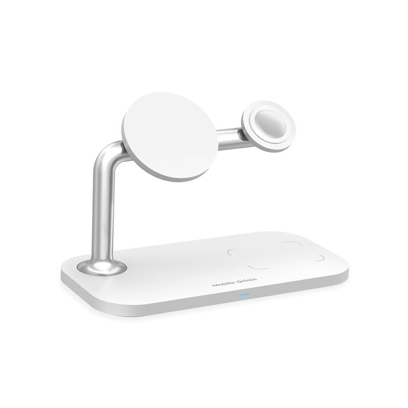 Mobile Origin 3in1 Ασύρματη Βάση Φόρτισης MagSafe MO1 - White