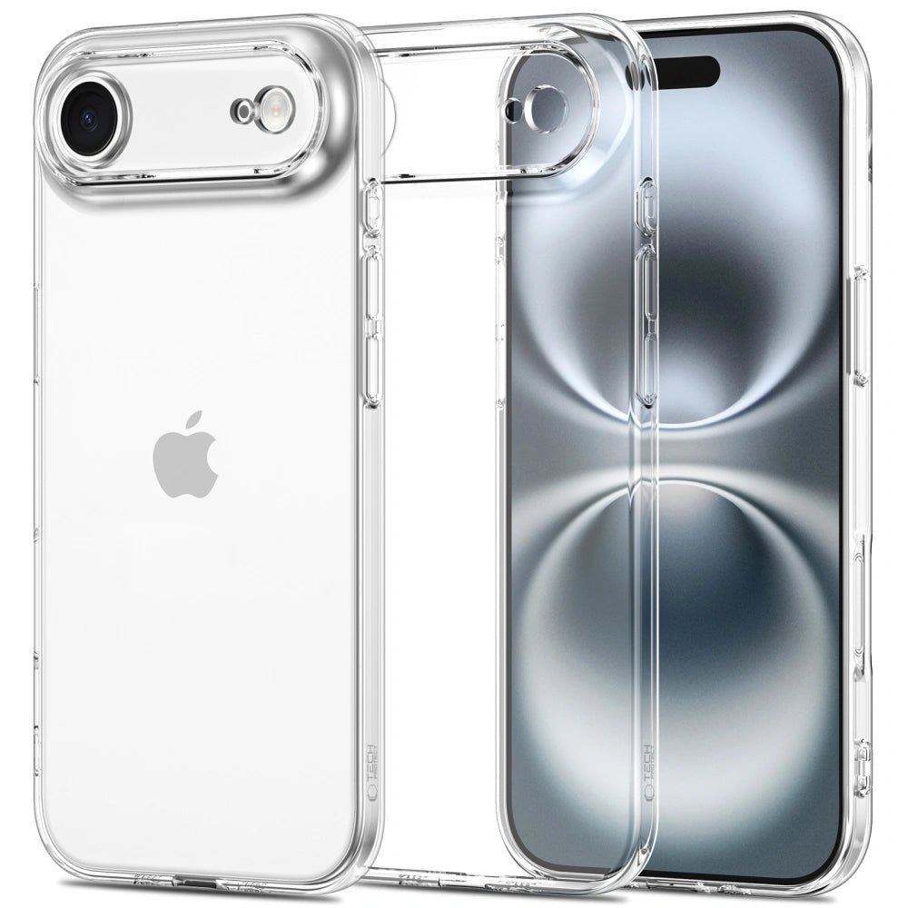 Tech - Protect iPhone Air Flexair Σκληρή Θήκη με Πλαίσιο Σιλικόνης - Διάφανη