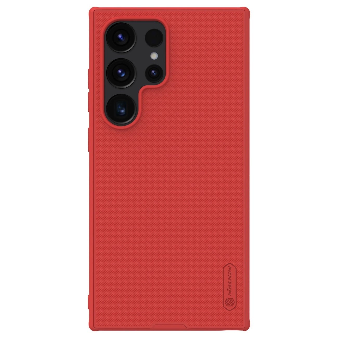 Nillkin Samsung Galaxy S24 Ultra Super Frosted Shield Pro Σκληρή Θήκη με Πλαίσιο Σιλικόνης - Red