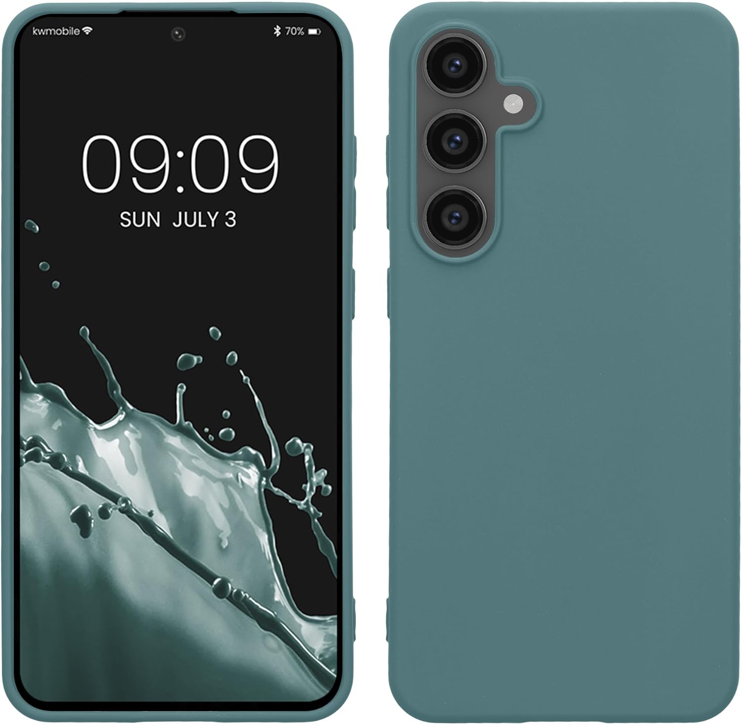 KW Samsung Galaxy S24 FE Λεπτή Θήκη Σιλικόνης TPU - Arctic Night