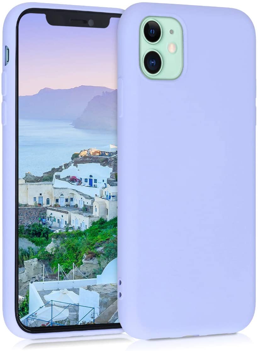 KW iPhone 11 Θήκη Σιλικόνης Rubberized TPU - Light Lavender - 50791.139