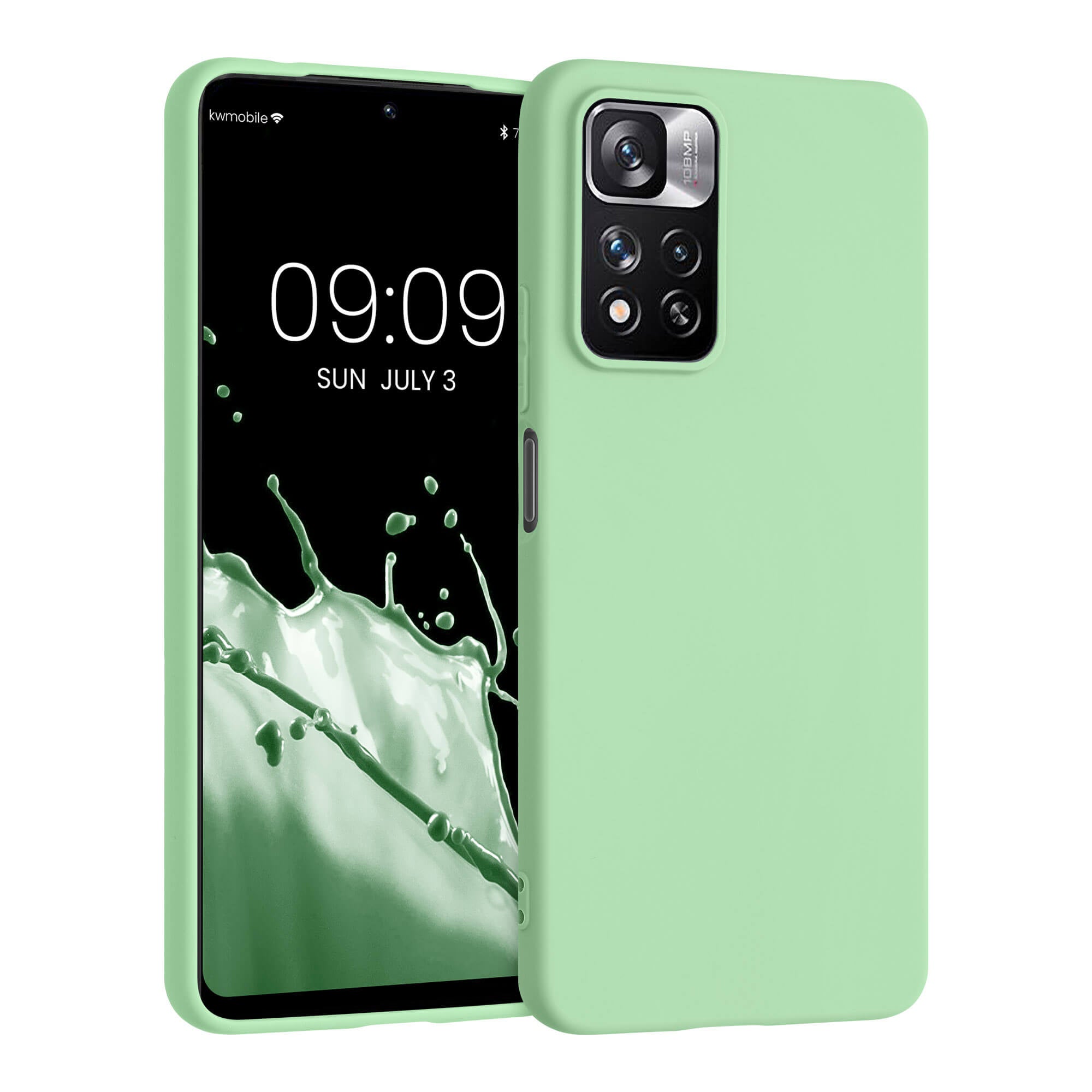 KW Xiaomi Redmi Note 11 Pro+ 5G Θήκη Σιλικόνης TPU - Mint Matte - 56675.50