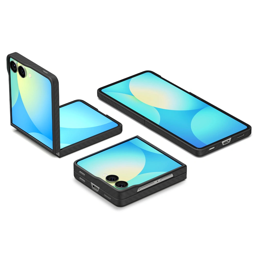 Spigen Samsung Galaxy Z Flip7 AirSkin Aramid Λεπτή Θήκη - Black