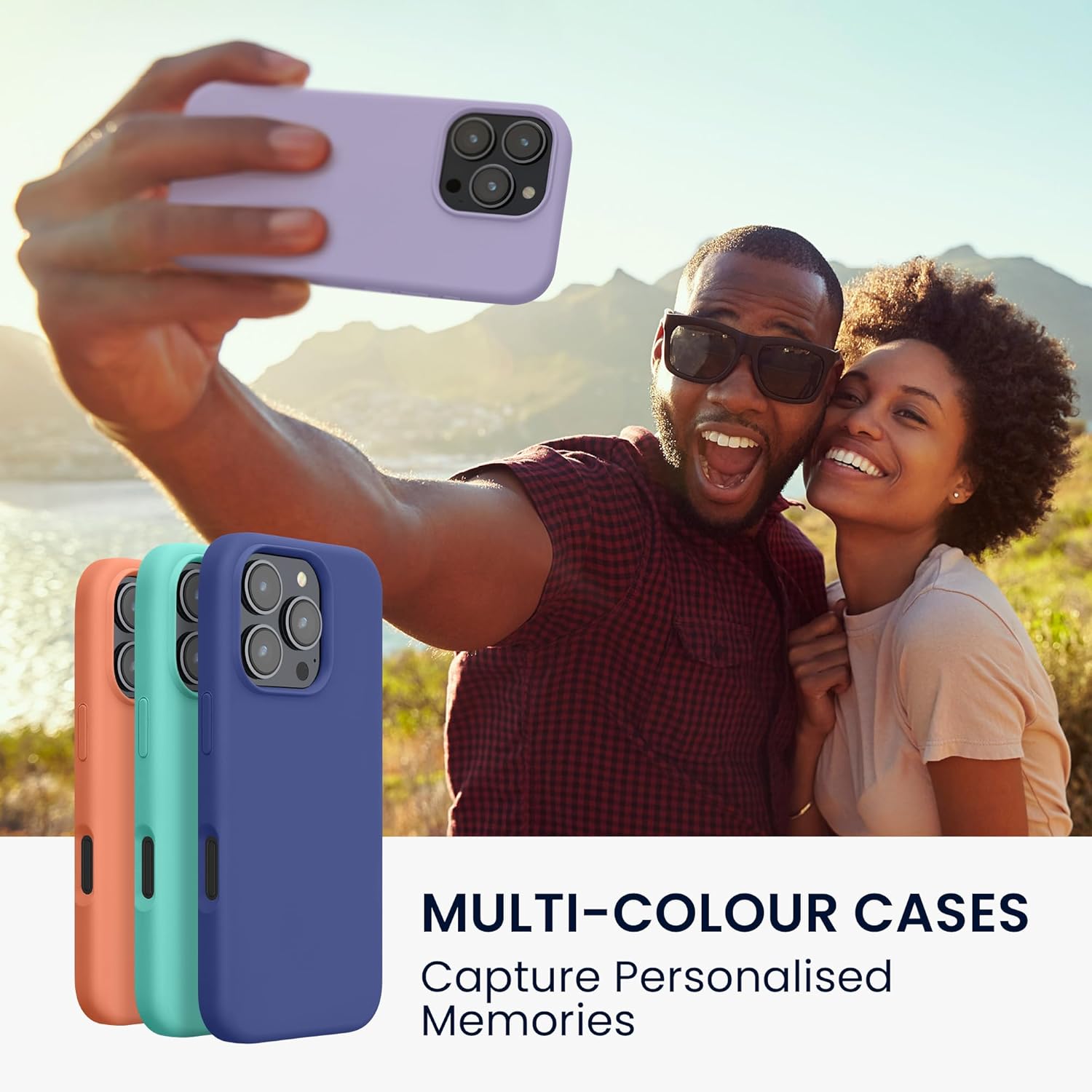 KW iPhone 16 Pro Θήκη Σιλικόνης Rubberized TPU - Lavender