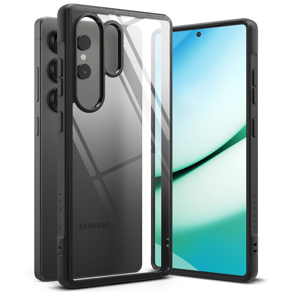 Ringke Samsung Galaxy S25 Ultra Fusion Bold Σκληρή Θήκη με Πλαίσιο Σιλικόνης - Black / Διάφανη