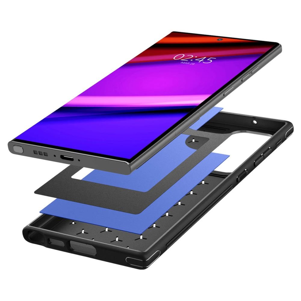 Spigen Samsung Galaxy S23 Ultra - Cryo Armor Θήκη Υψηλής Προστασίας - Matte Black
