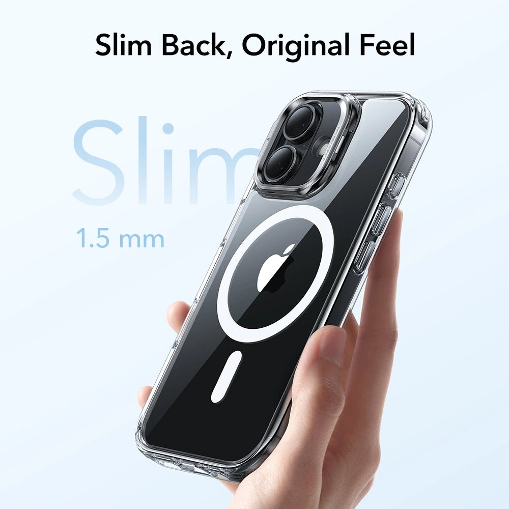 ESR iPhone 17 - Classic Hybrid Kickstand MagSafe - Σκληρή Θήκη με Πλαίσιο Σιλικόνης και MagSafe - Διάφανη