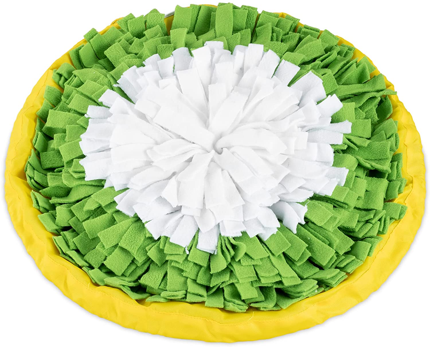 Navaris Στρόγγυλο Χαλί Όσφρησης για Σκύλους - Yellow / Green / White - 55129.06