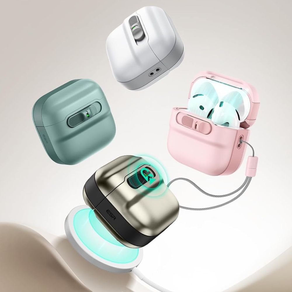 ESR AirPods 4 Θήκη από Σκληρό Πλαστικό με MagSafe - Pulse Halolock - White