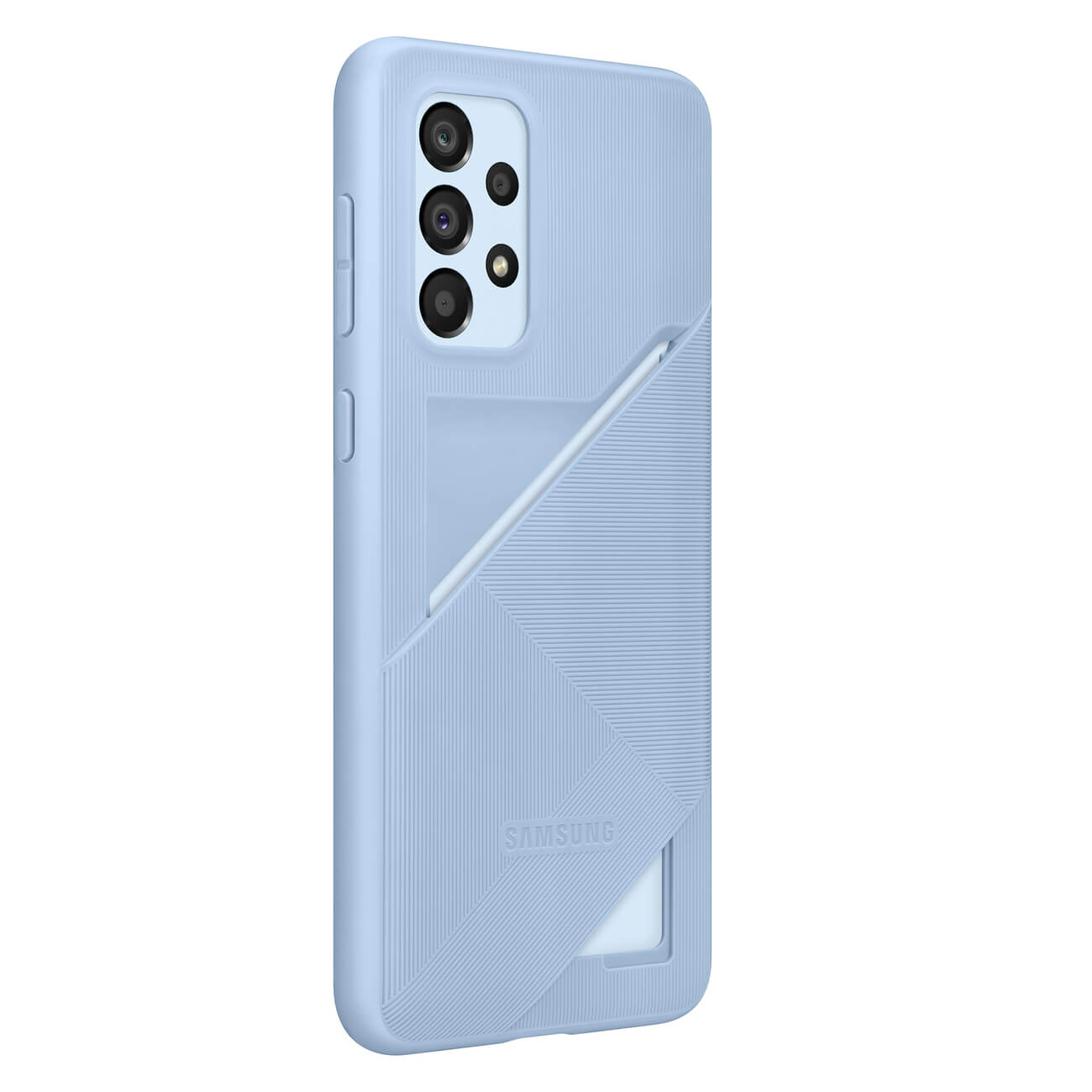 Samsung Card Slot Cover Samsung Galaxy A33 5G Θήκη Σιλικόνης με Υποδοχή για Κάρτα - Blue - EF-OA336TLEGWW