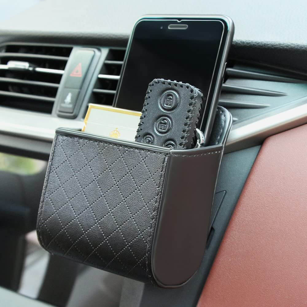 Techsuit Mini Air Vent Car Organizer - Θήκη Οργάνωσης Αυτοκινήτου για τον Αεραγωγό - Black - CO-P1