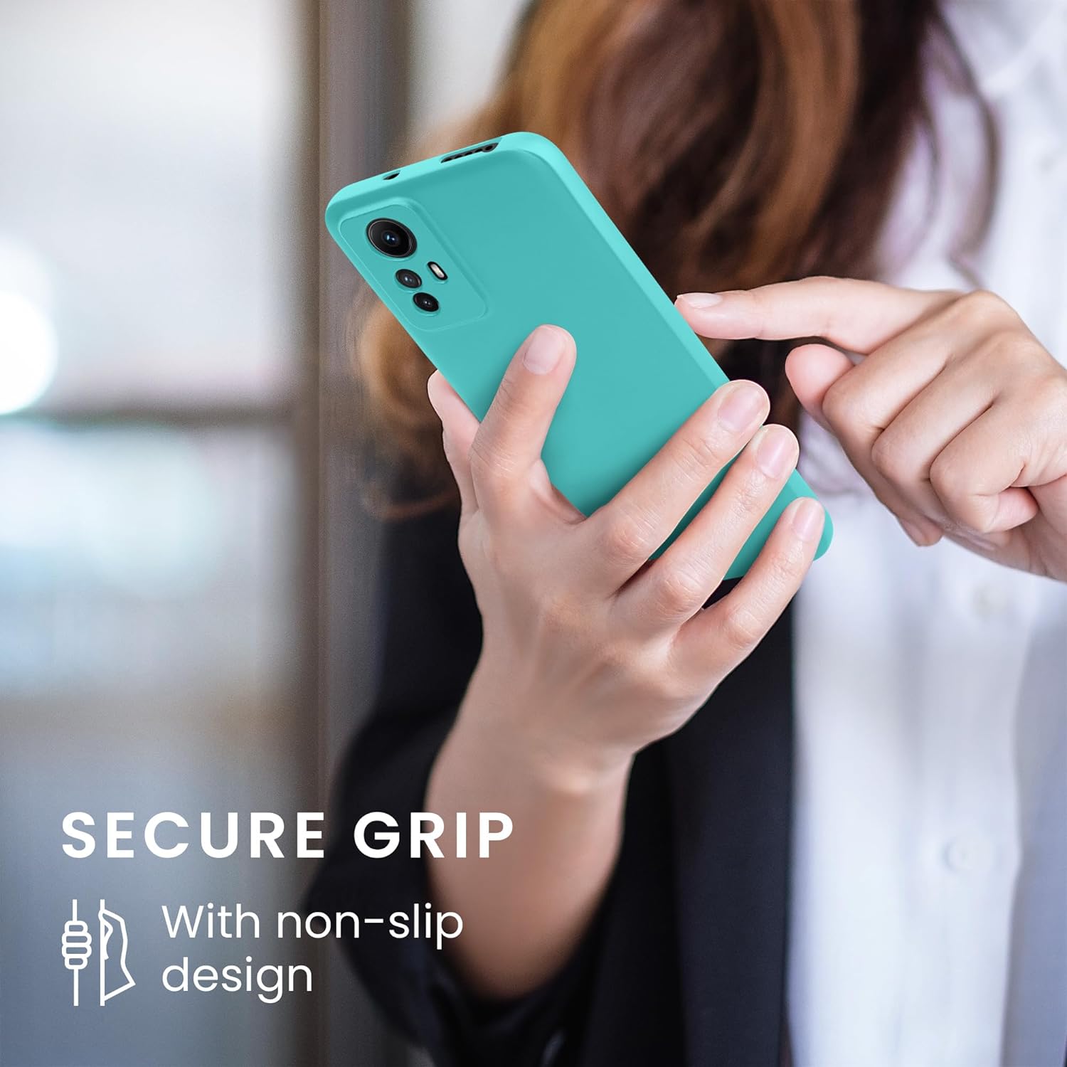 KW Xiaomi Redmi Note 12S Θήκη Σιλικόνης TPU - Metallic Mint Green