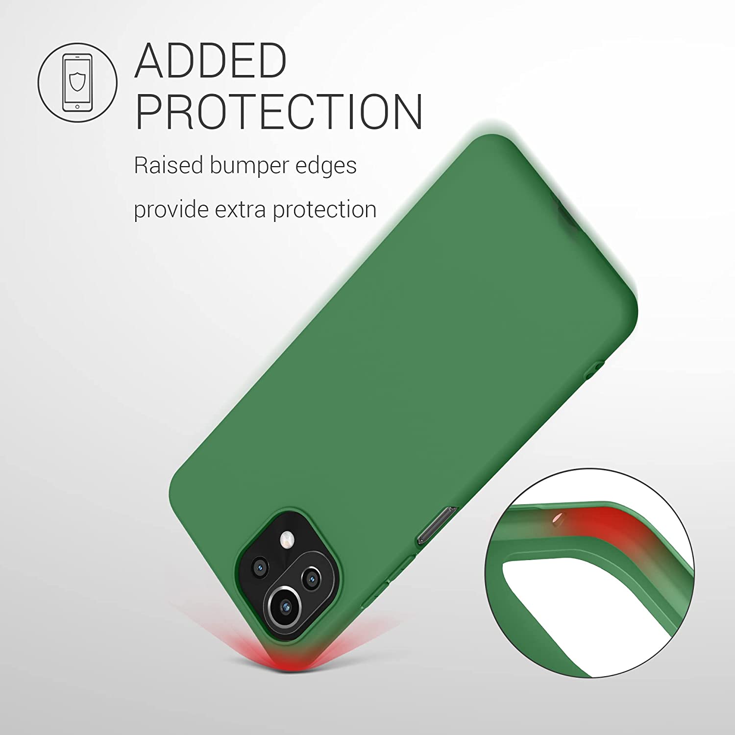 KW Xiaomi Mi 11 Lite / Mi 11 Lite 5G Θήκη Σιλικόνης TPU - Pixie Green - 54726.227