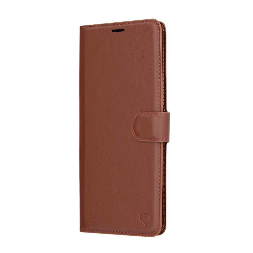 Techsuit Xiaomi Redmi Note 14 Pro 4G - Leather Folio - Θήκη Πορτοφόλι από Δερματίνη με Stand - Brown