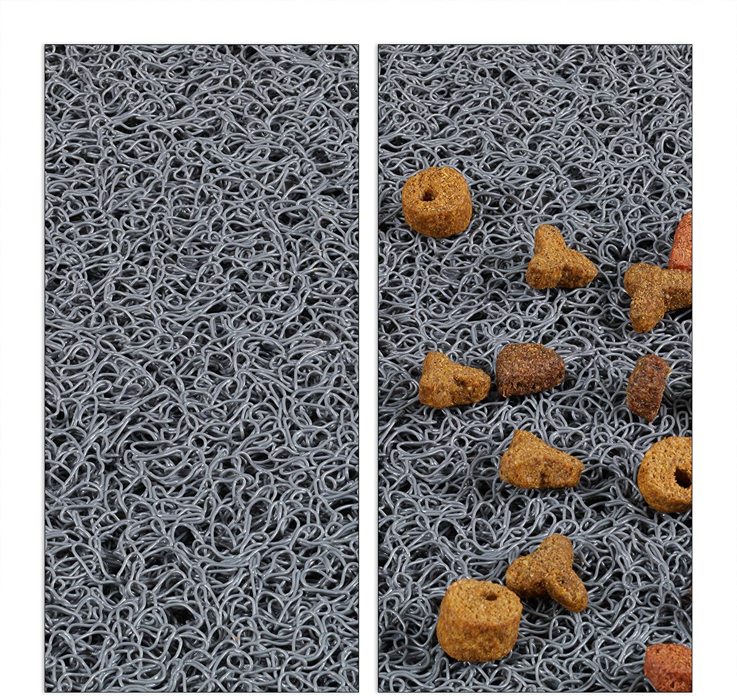 Relaxdays Χαλάκι PVC για την Είσοδο της Τουαλέτας - Grey - 4052025910280