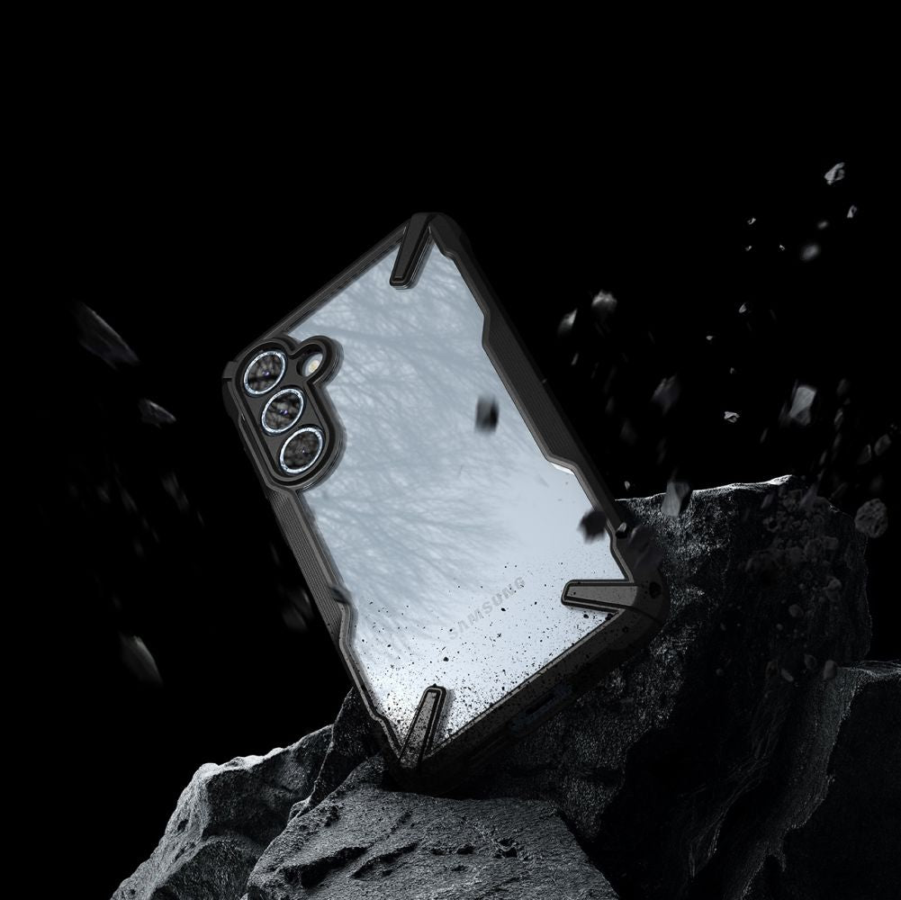 Ringke Samsung Galaxy A35 5G Fusion X Σκληρή Θήκη με Πλαίσιο Σιλικόνης - Black