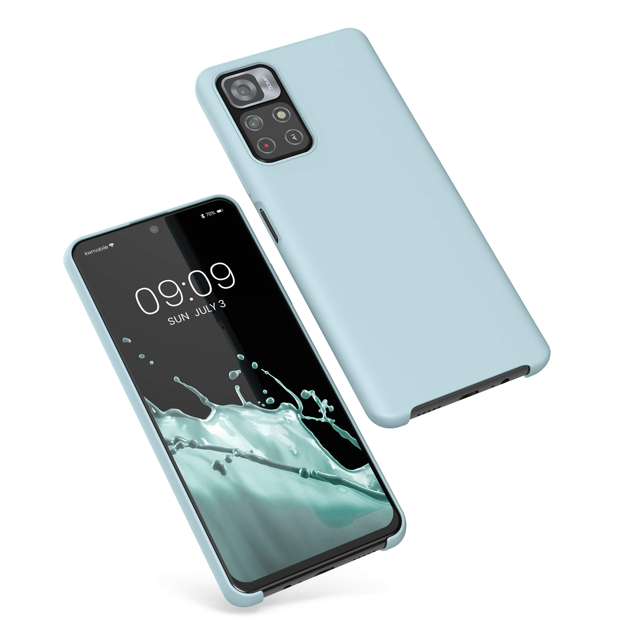 KW Xiaomi Poco M4 Pro 5G / Redmi Note 11S 5G Θήκη Σιλικόνης Rubber TPU - Frosty Mint - 56844.200