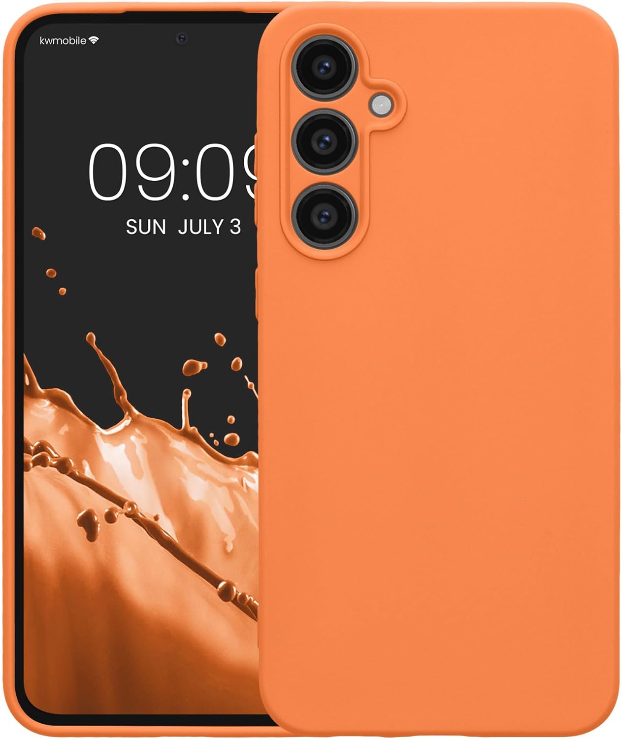 KW Samsung Galaxy S23 FE Θήκη Σιλικόνης TPU - Fruity Orange - KWM000021LO005C