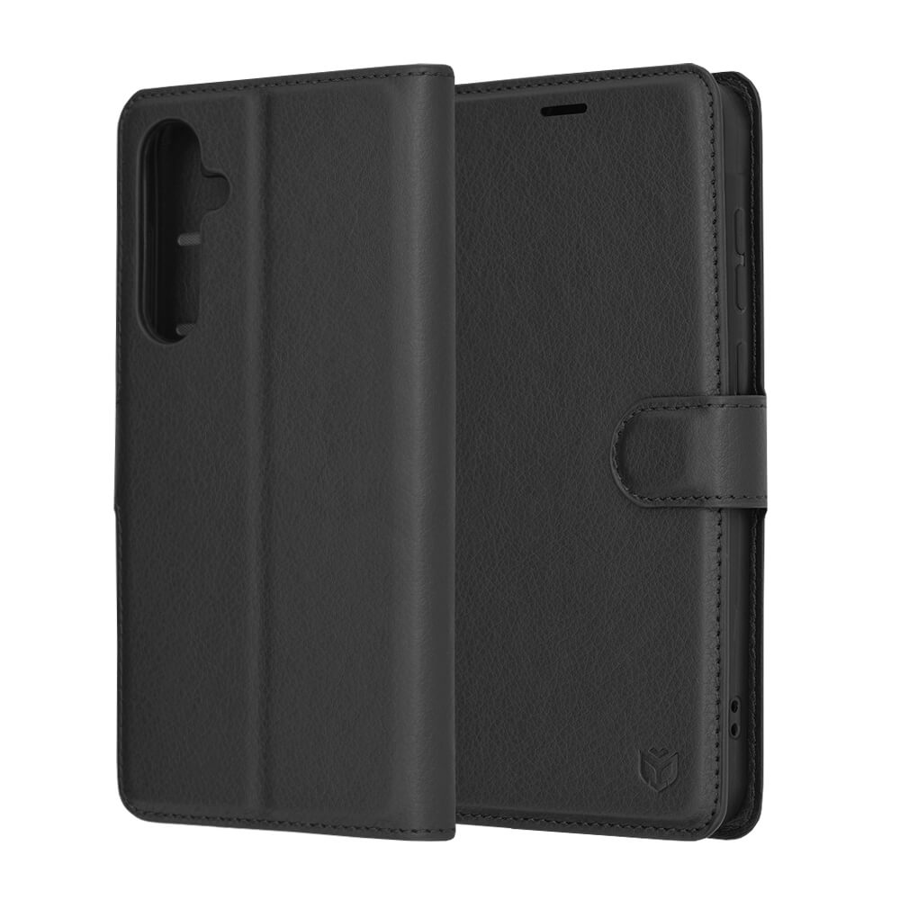 Techsuit Samsung Galaxy A55 5G - Leather Folio - Θήκη Πορτοφόλι από Δερματίνη με Stand - Black
