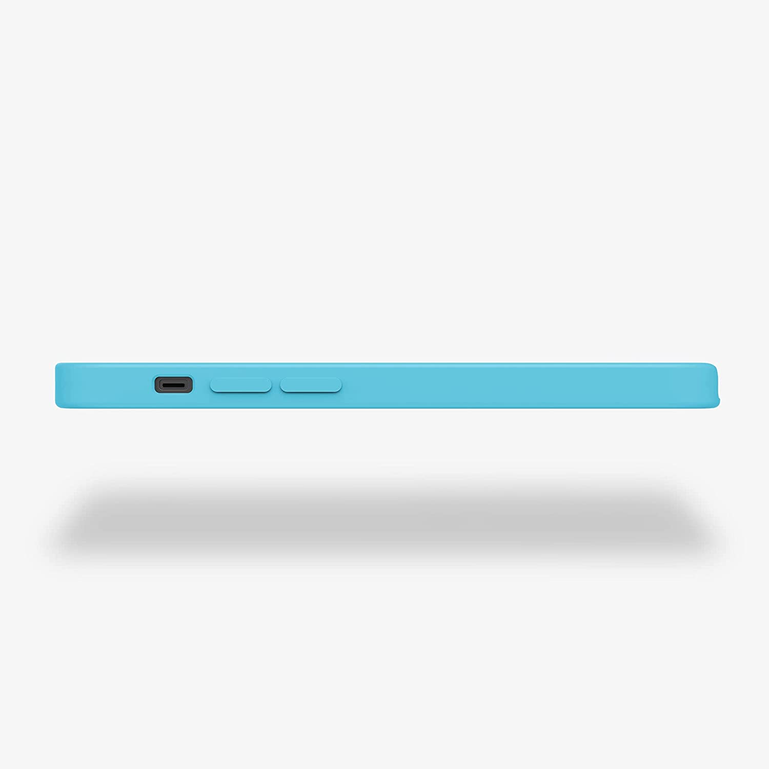 KW iPhone 12 / iPhone 12 Pro Θήκη Σιλικόνης Rubber TPU - Sea Blue - 52641.223