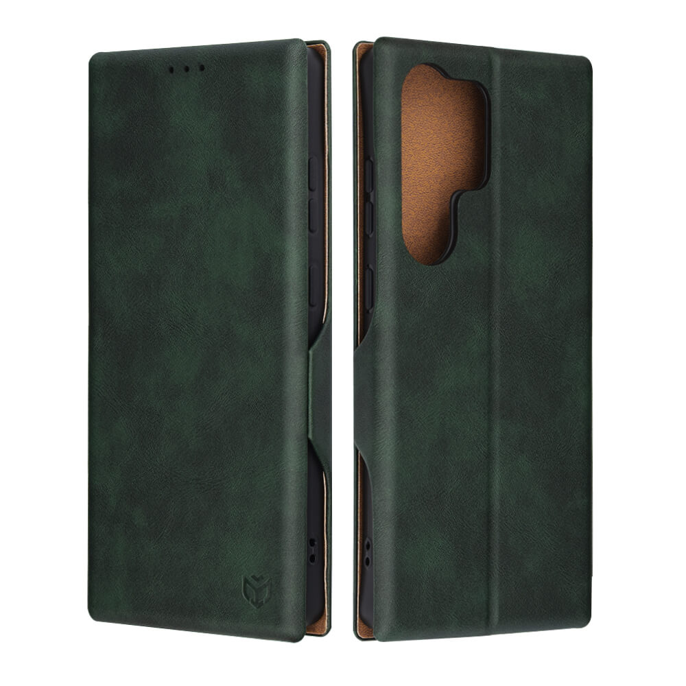 Techsuit Samsung Galaxy S25 Ultra - Safe Wallet Plus - Θήκη Βιβλίο - Green