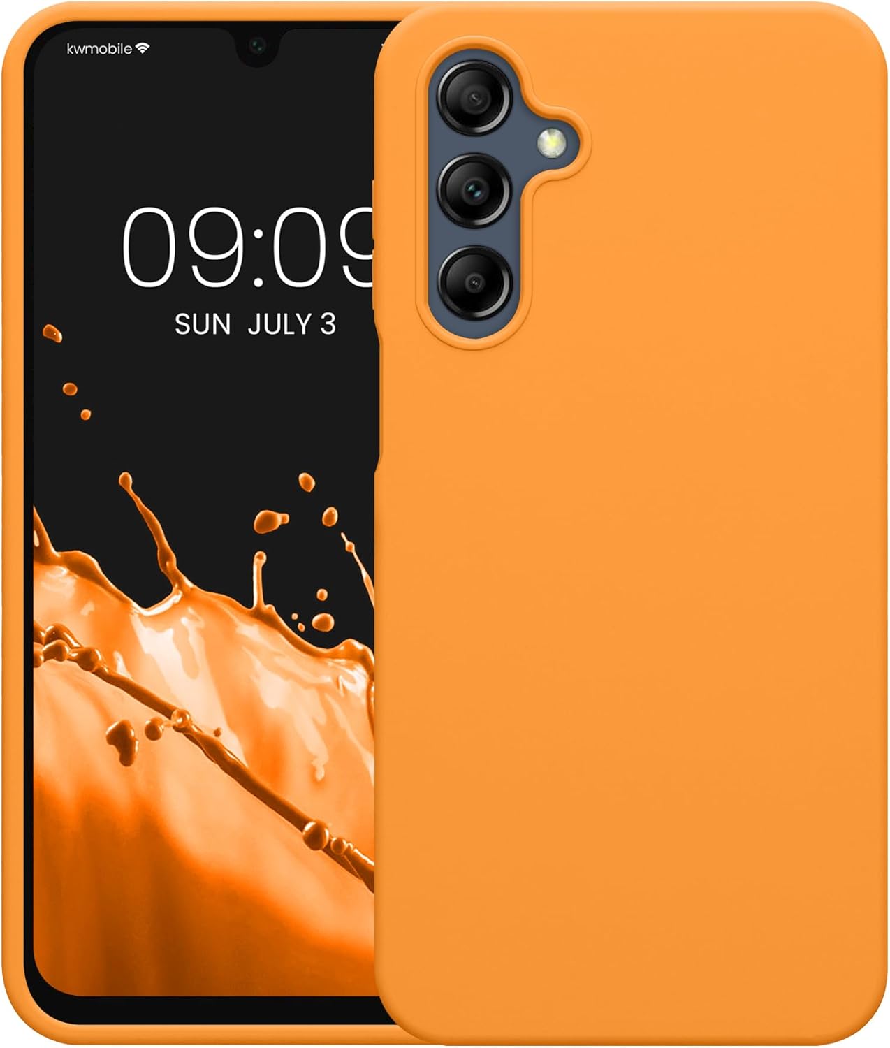 KW Samsung Galaxy A16 4G / A16 5G Θήκη Σιλικόνης Rubberized TPU - Fruity Orange
