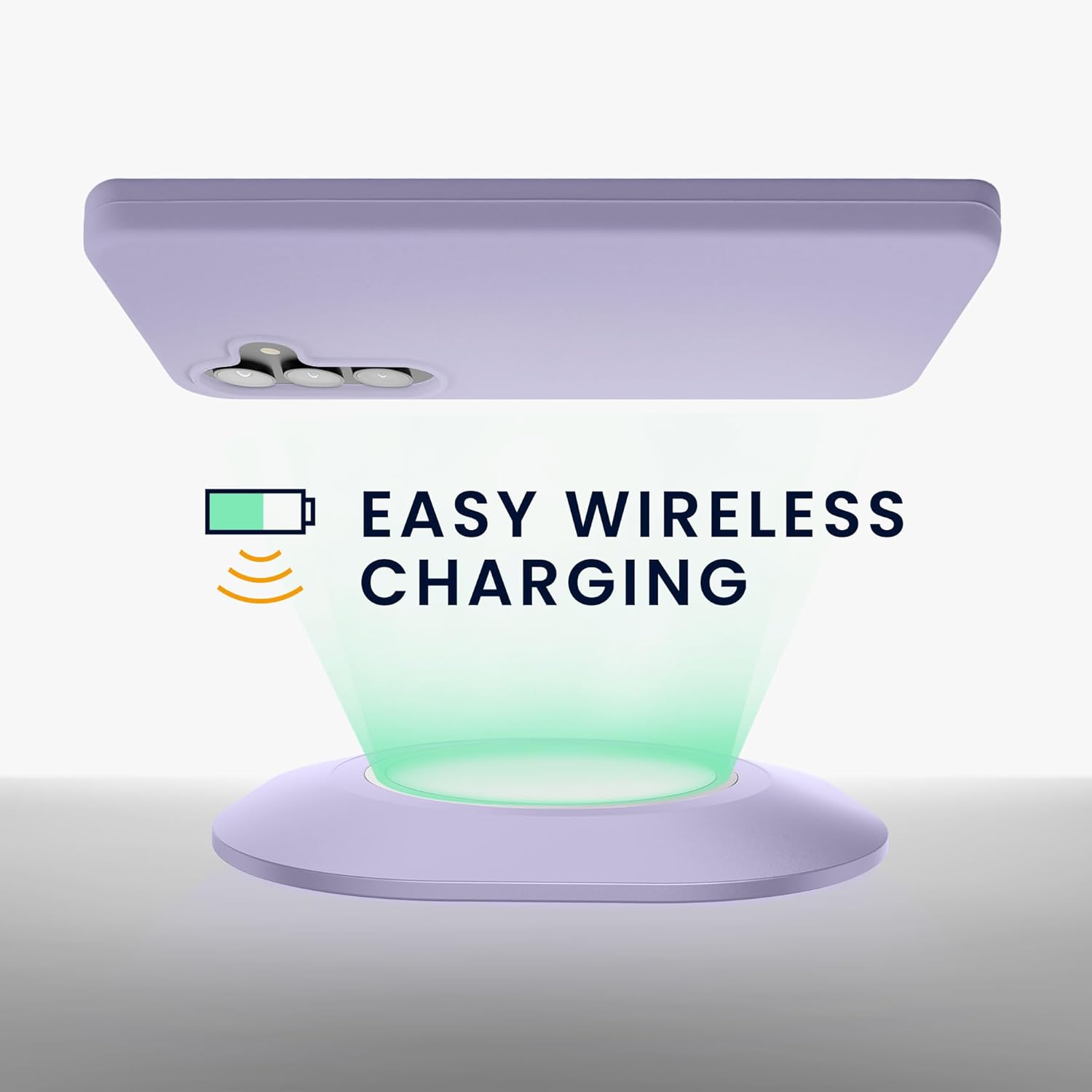 KW Samsung Galaxy S24+ Θήκη Σιλικόνης Rubberized TPU - Lavender