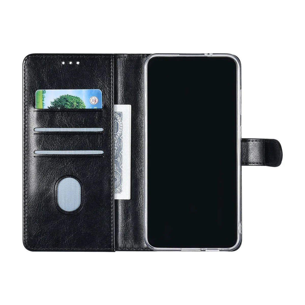 Tuniq Samsung Galaxy S23 FE - Θήκη Πορτοφόλι από Δερματίνη - Μαύρη