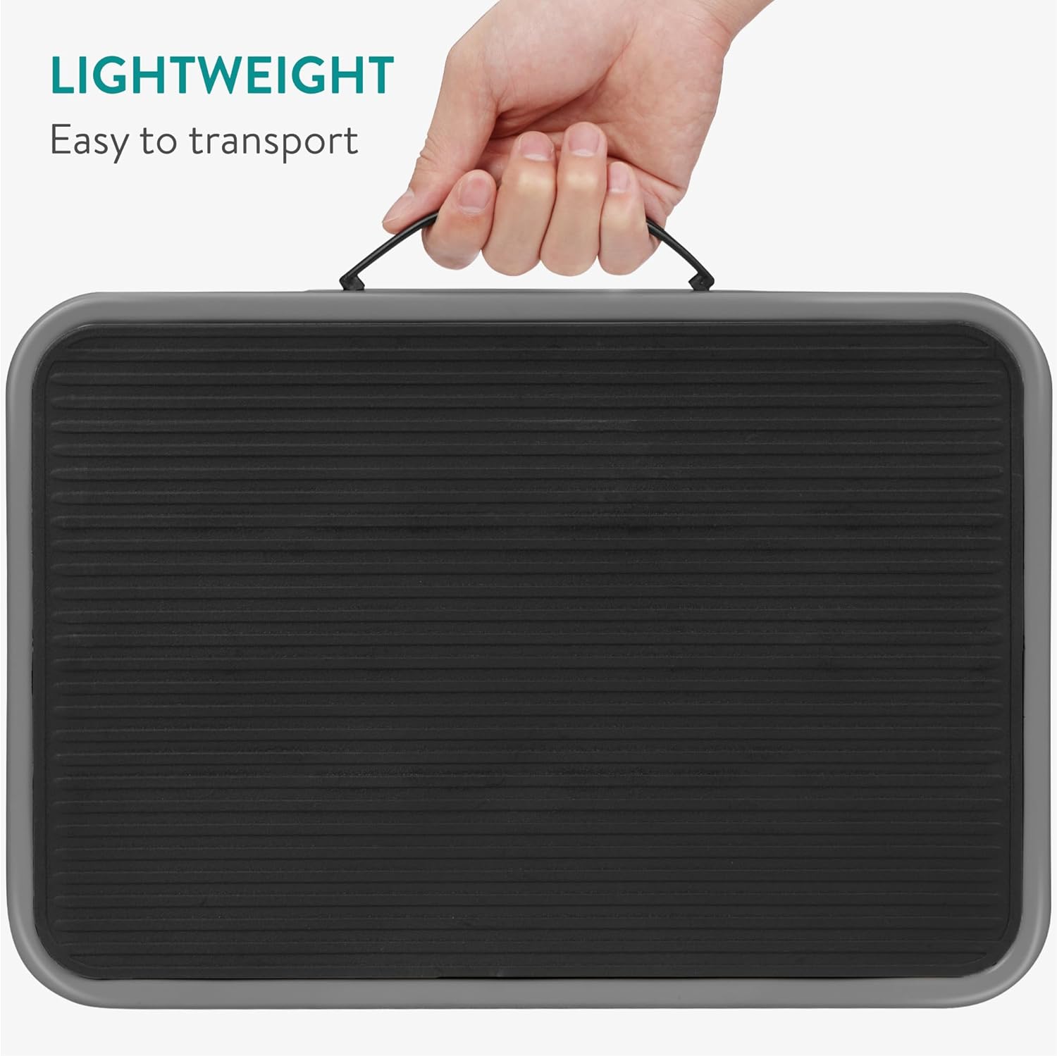 Navaris Αναδιπλούμενο Σκαλοπάτι / Σκαμπό με Pυθμιζόμενο Ύψος - Grey - 61657.01