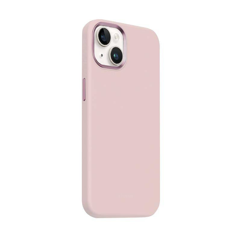 Crong iPhone 15 Color Cover Lux Magnetic - Θήκη Σιλικόνης με MagSafe - Pink