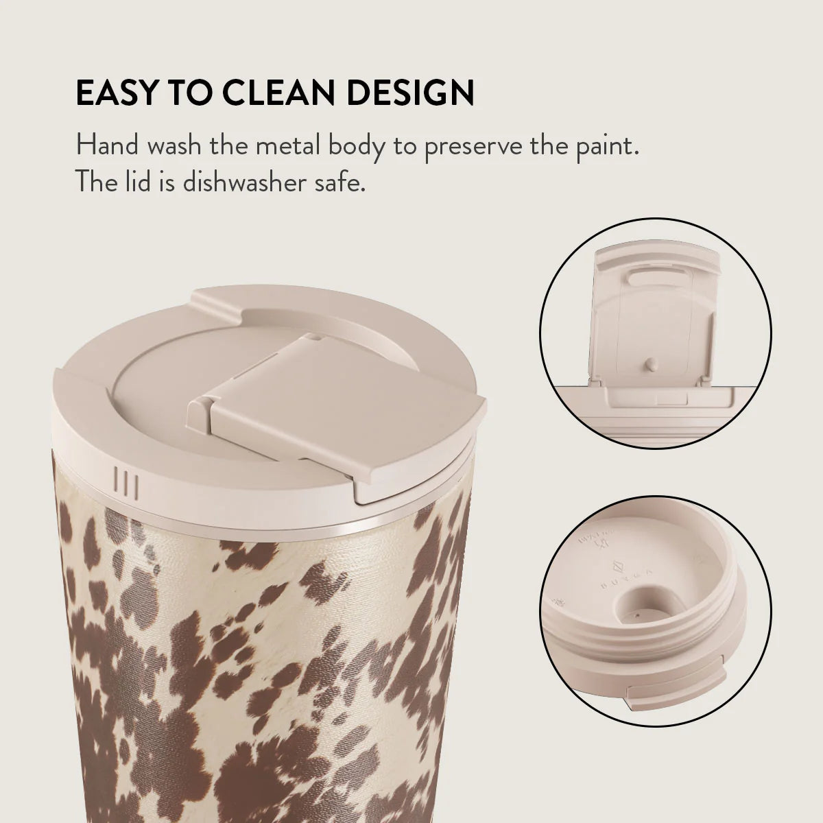 Burga Κούπα Θερμός από Ανοξείδωτο Ατσάλι - Flap Lid - 700ml - Rodeo