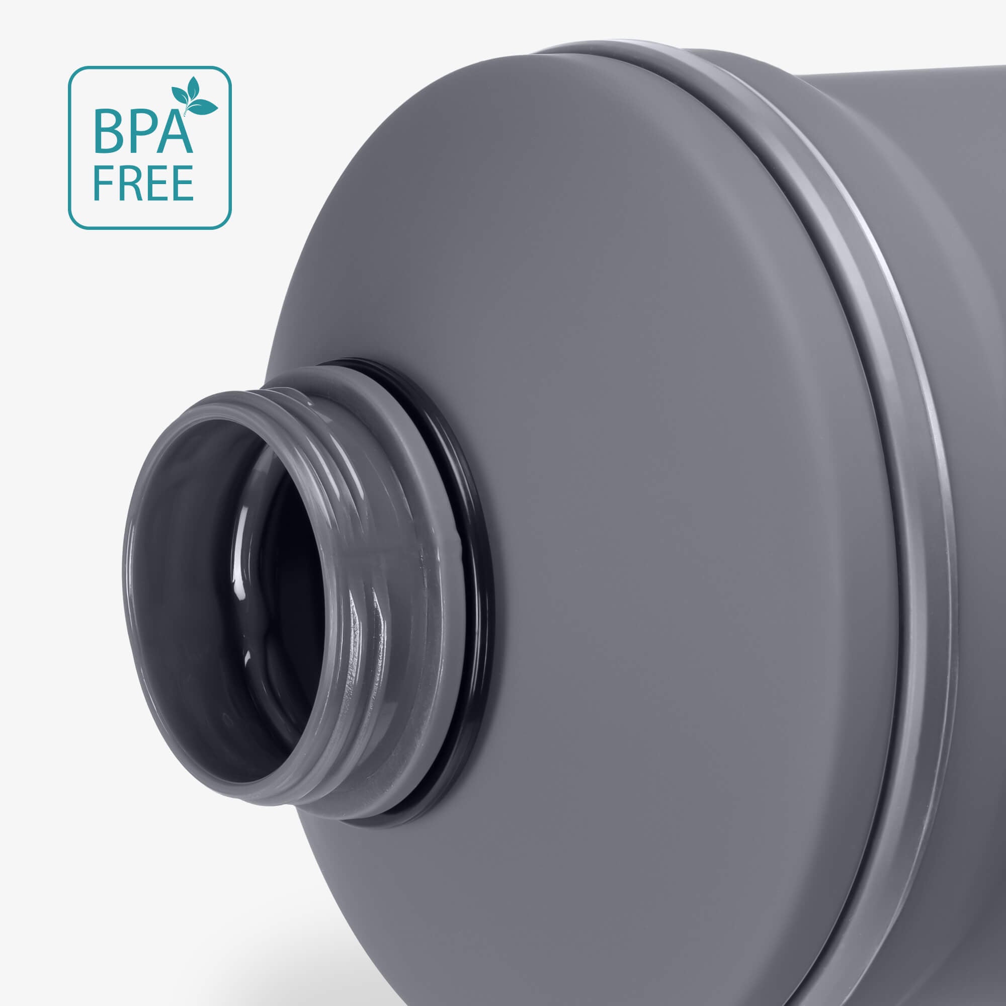 Navaris Μπουκάλι Νερού - BPA Free - 2.2 L - Grey - 57023.22